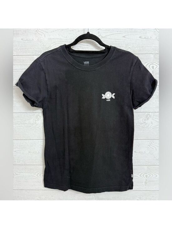 Vans Tops - Vans Women’s Black Short Sleeve “Off the Wall” Tee Shirt. Size M